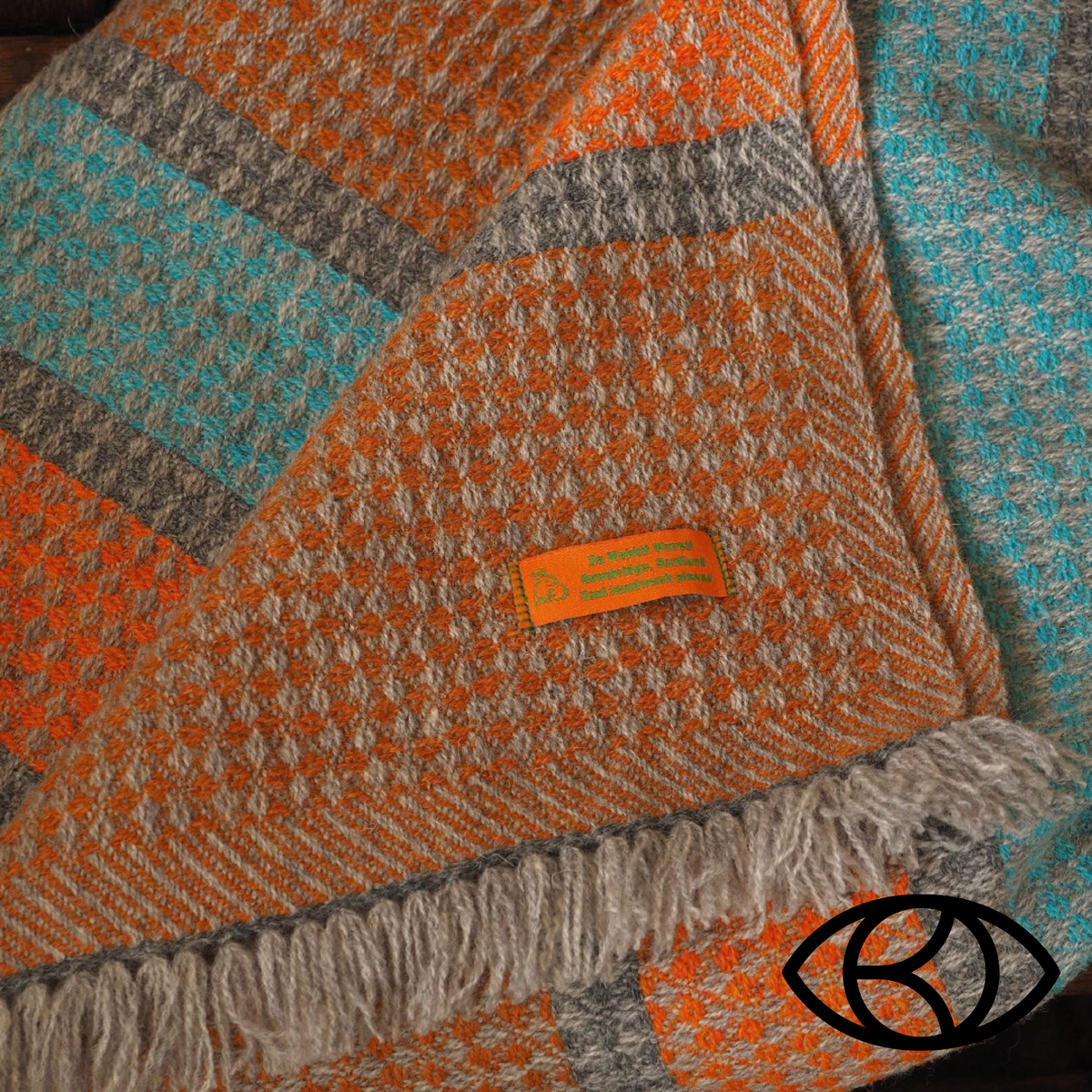 Sunset Shawl : Barley - Squash - Splash