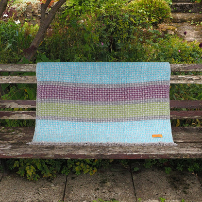 Sunset Shawl : Splash - Pasture - Cranberry