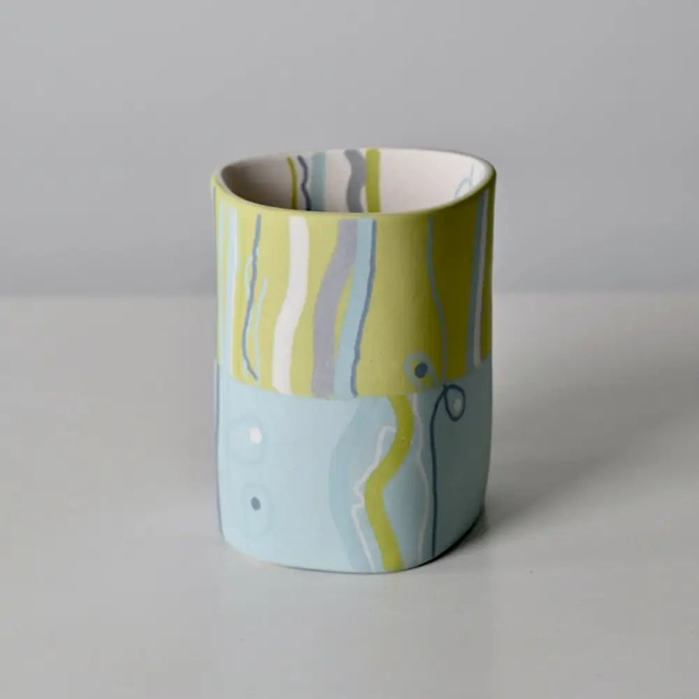 Horizon Collection: Half and Half Vessel Lime Top