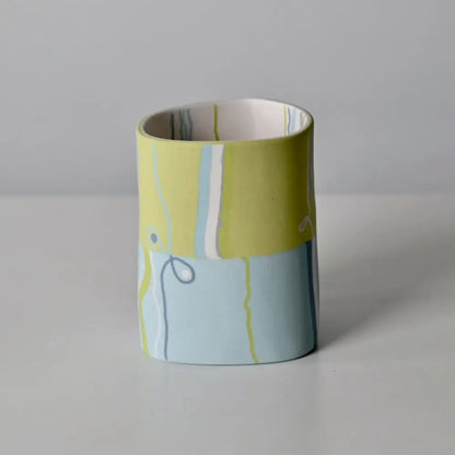 Horizon Collection: Half and Half Vessel Lime Top