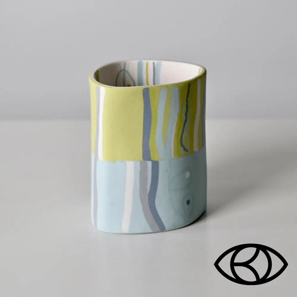 Horizon Collection: Half and Half Vessel Lime Top
