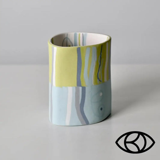 Horizon Collection: Half and Half Vessel Lime Top