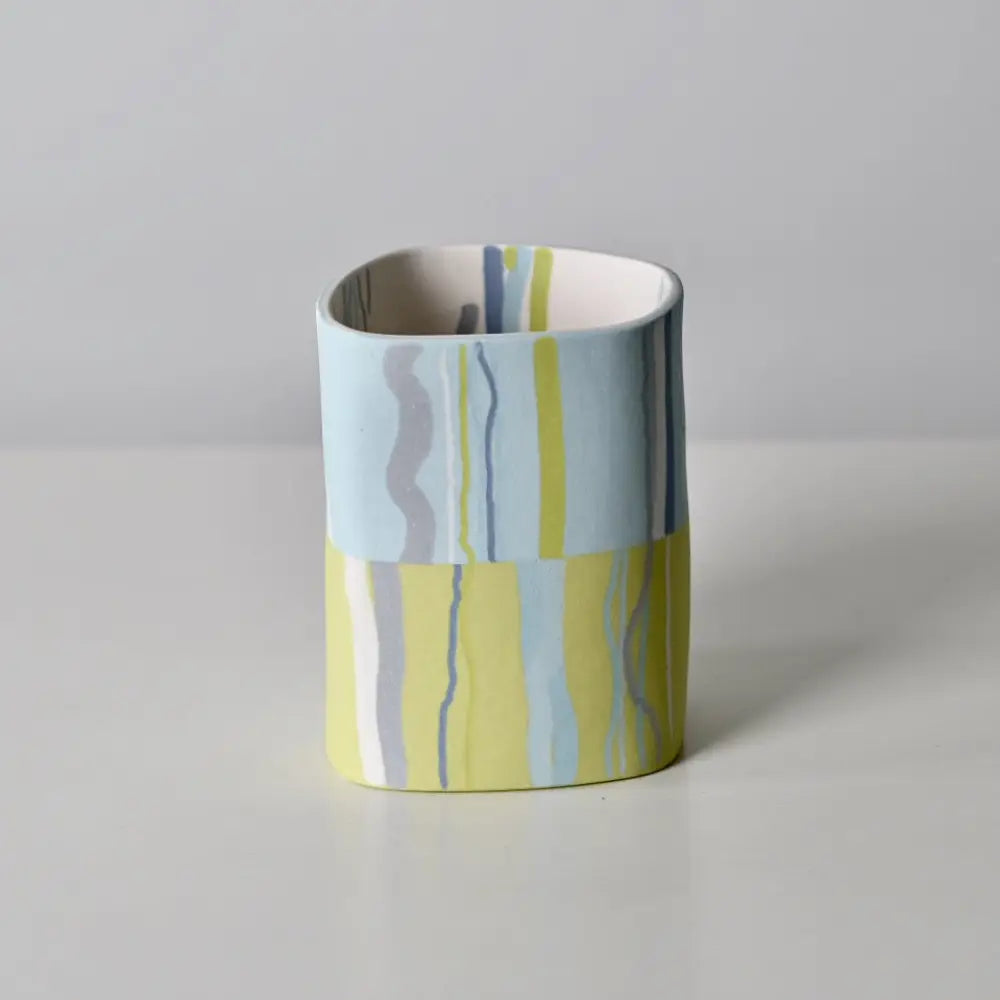 Horizon Collection: Half and Half Vessel Turquoise Top