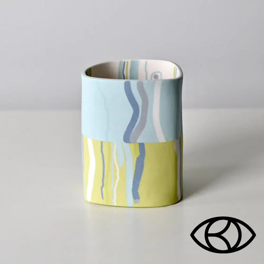 Horizon Collection: Half and Half Vessel Turquoise Top