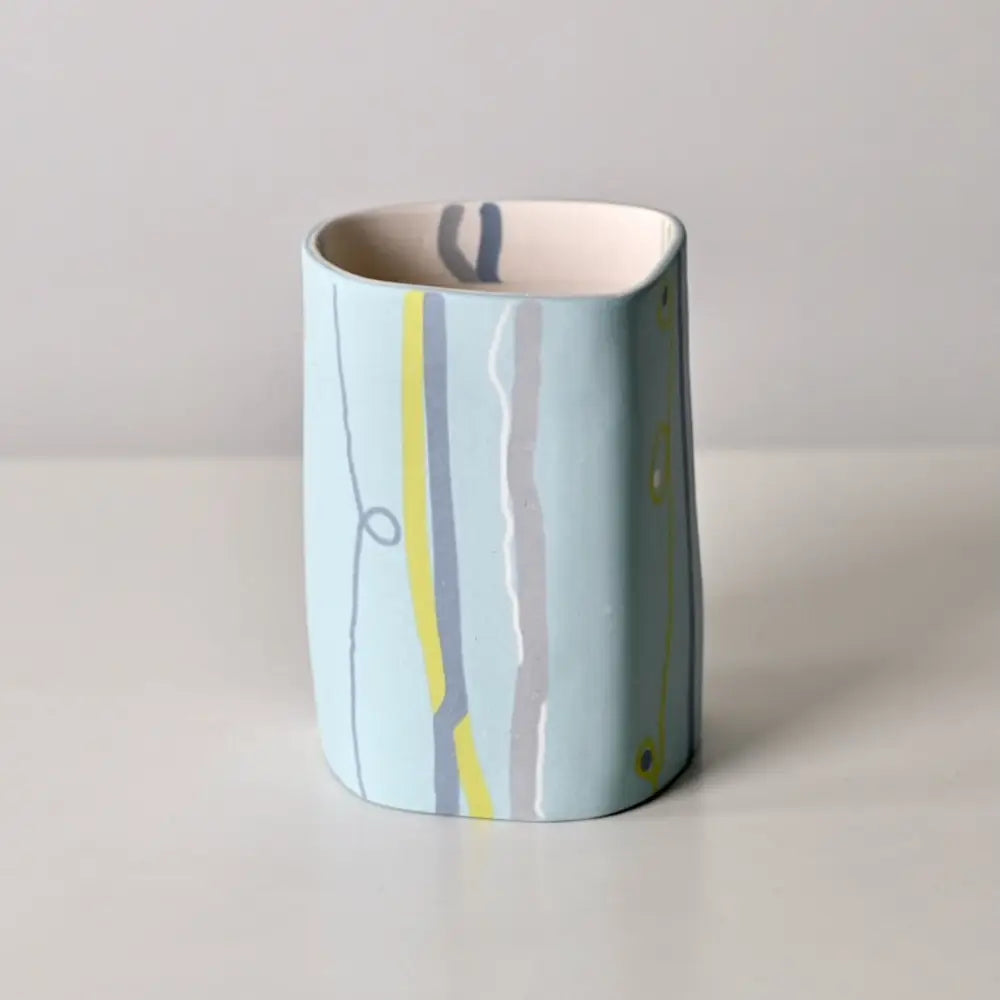 Horizon Collection: Medium Turquoise Vessel