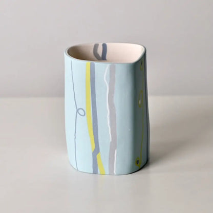 Horizon Collection: Medium Turquoise Vessel