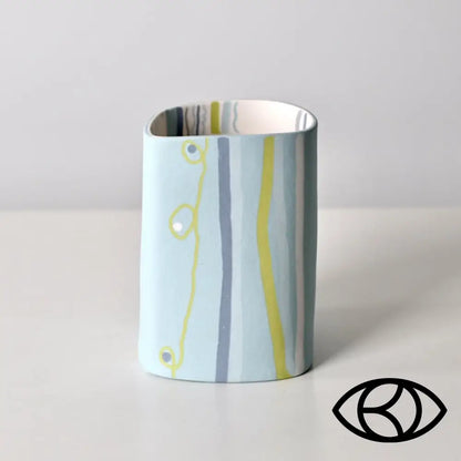 Horizon Collection: Medium Turquoise Vessel